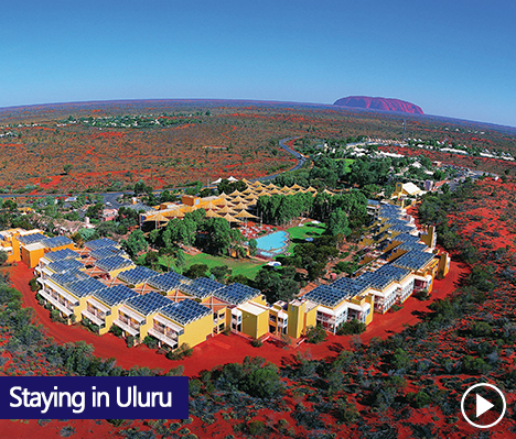 The township of Yulara supports Ayers Rock Resort where visitors to Uluru-Kata Tjuta National Park are accommodated. The resort features different levels of accommodation from hotel, apartment style, budget and camping.