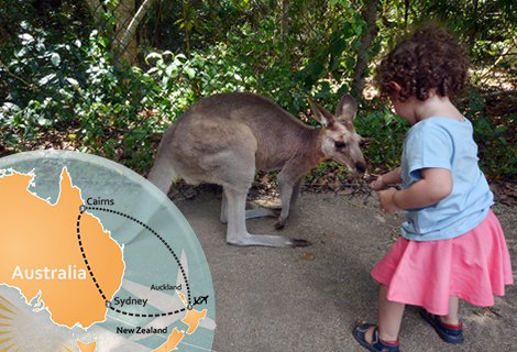 Australia Family Vacations Kids fly 1/2 Price