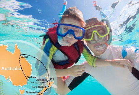 Great Barrier Reef Vacation with the Family Kids Fly 1/2 Price