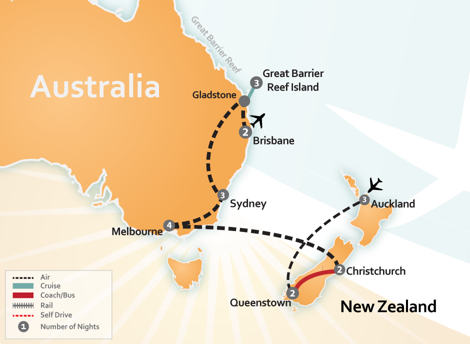 best way to travel from australia to new zealand