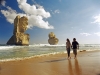Visit the Twelve Apostles during your sightseeing tour along the Great Ocean Road, Australia
