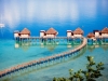 Fiji vacations - Stay in overwater bungalows for your romantic getaway.