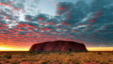 Sunrise and Cultural Walk, Ayers Rock, Australia