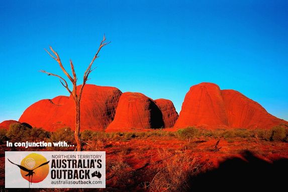 Outback Australia. Kata Tjuta also known as The Olgas.