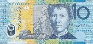 Australia 10 Dollar Bill