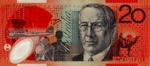 Australia 20 Dollar Bill