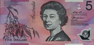 Australia 5 Dollar Bill