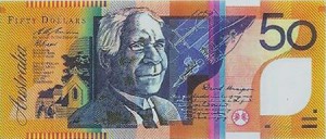 Australia 50 Dollar Bill