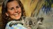 Sandy-holding-Koala-at-Cairns-Night-Zoo