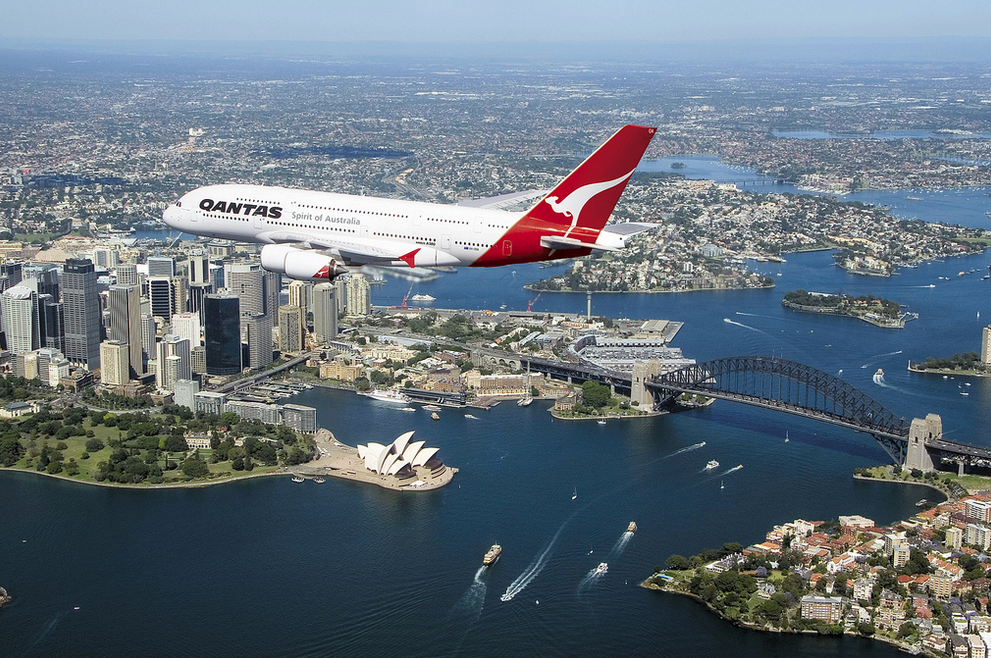 Qantas A380 Sydney