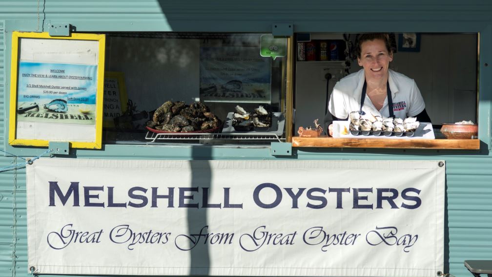 Melshell Oysters Farm Gate Cassy Melrose credit Rob Burnett