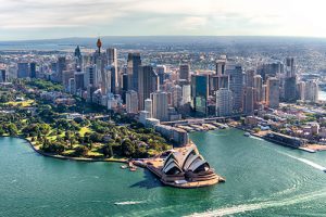 Sydney Harbour aerial